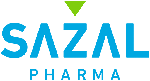 Logo de Sazal Pharma, especialistas en nutracéuticos